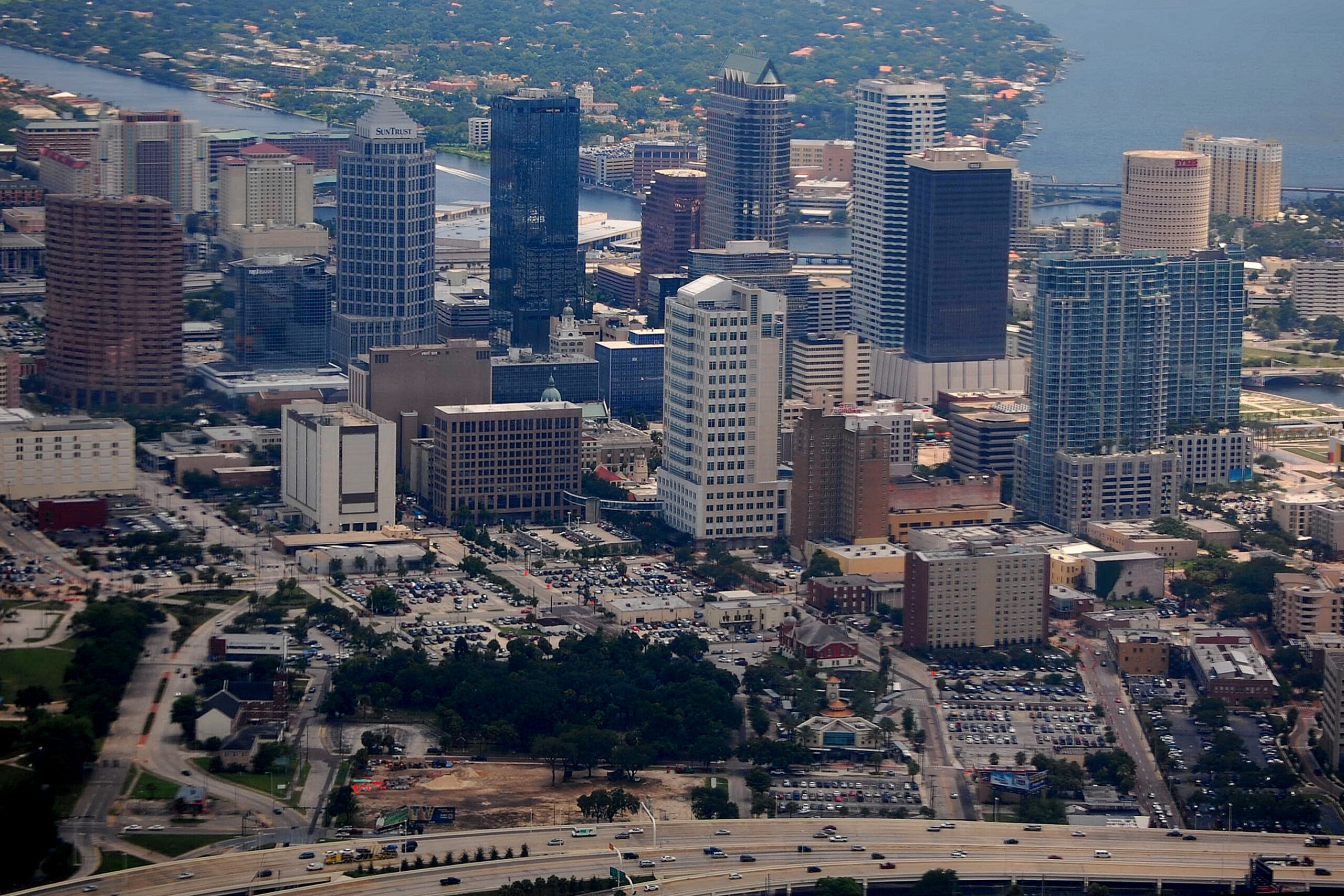 Tampa skyline and waterfront